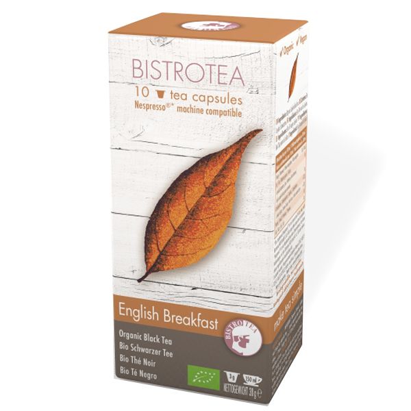 Bio English Breakfast Teekapseln - Nespressomaschinen* kompatibel & biologisch abbaubar
