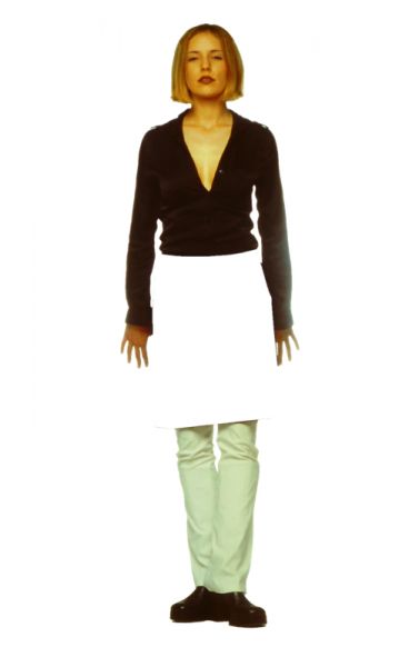 Bistro Schürze 50 cm Länge in verschiedenen Farben