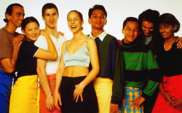 Bistro Schürze 50 cm Länge in verschiedenen Farben